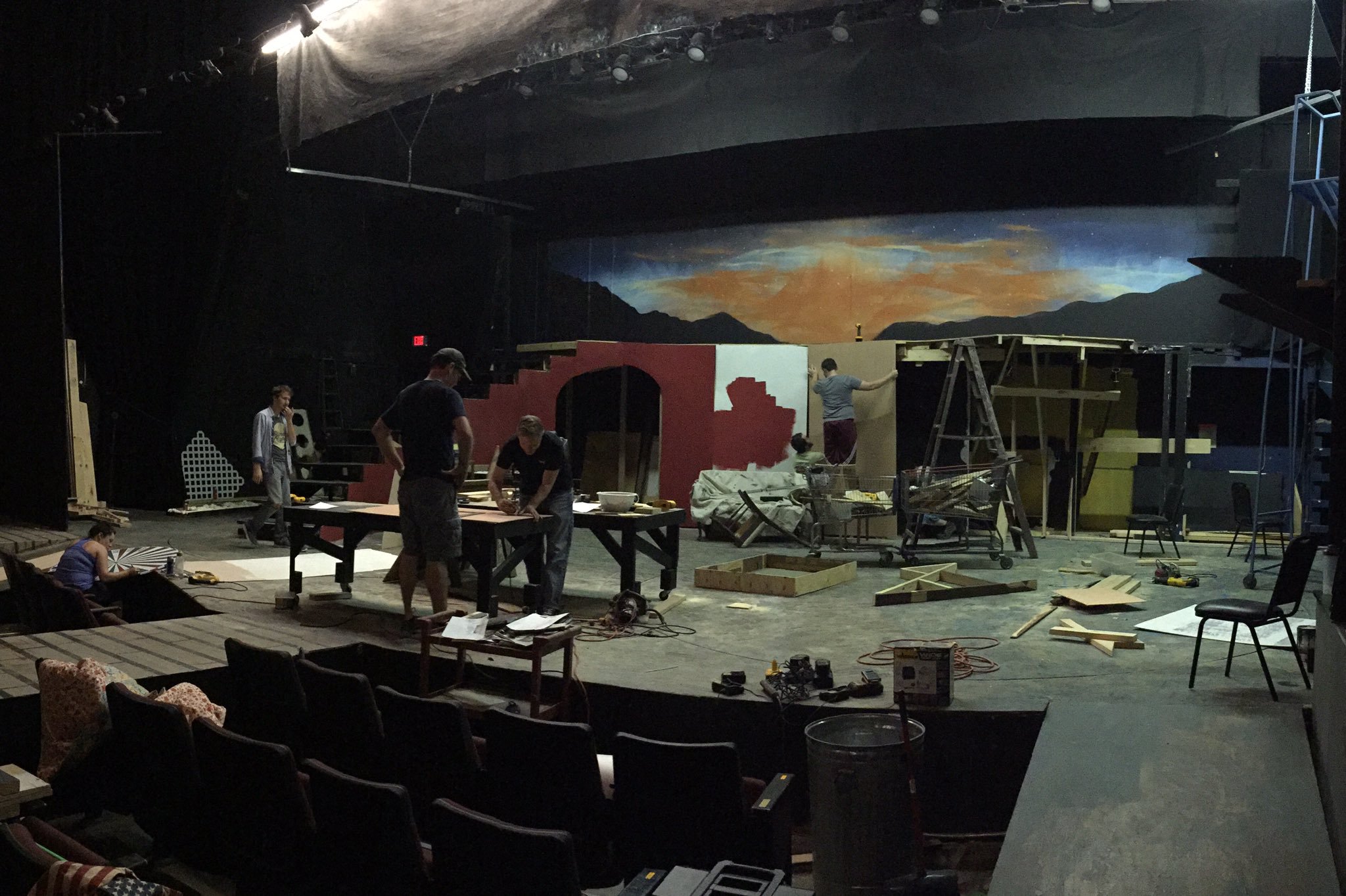  Theatre set development